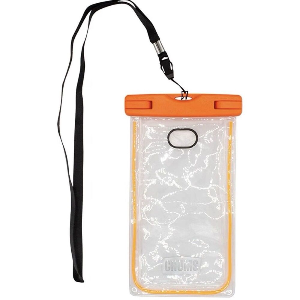 Chums Glow Phone Pouch Orange